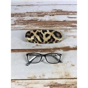 Sofia Vergara Rachael Blk/Wht Eyeglass Frames Case Cloth